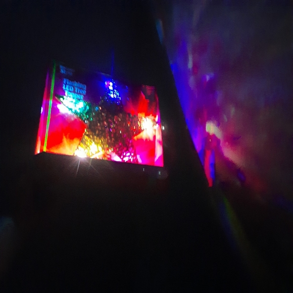 NIB 10 LED Lighted Gold Glitter & Sequin Star Tree topper 11" - Picture 7 of 7